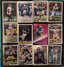 2025 Topps NFL Football Card Lot of 12