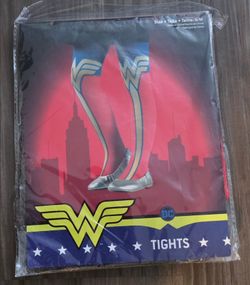 *Brand New* Girls Wonder Woman Tights 4-6x Costume