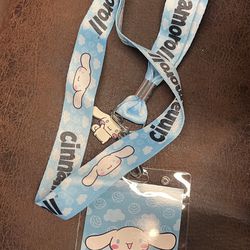 Sanrio Hello Kitty And Friends Blind Bag Lanyard OPEN Cinnamoroll Blue