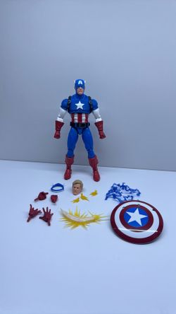 Marvel Legends Series 20th Anniversary Series 1 Captain America 15 cm Collectable Action Figure with 14 Accessories