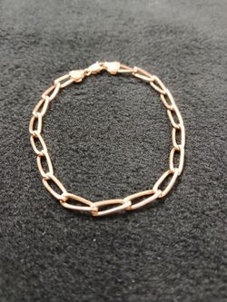 8 In 14k Solid Gold Bracelet