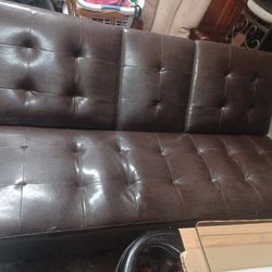 Folding Sofa Bed Couch w/ Cupholders 