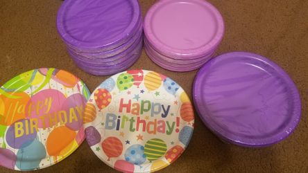 Assorted party supplies