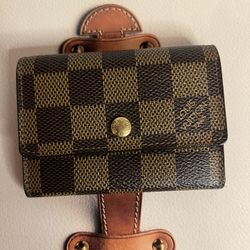 Louis Vuitton Ebene Coin/Card Wallet 