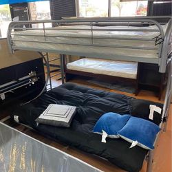 EclipseSilver Finish Twin/Full/Futon Bunk Bed
ACME$20 Down Payment and delivery available 
