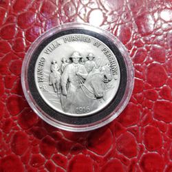 John Pershing Pewter Coin The Pursue Of Pancho Villa You Pay For The Shipping And Handling $4.49