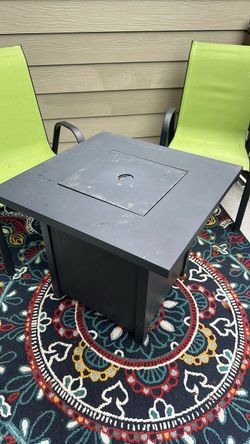 Fire Table with gas cylinder