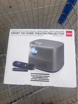 Projector for movies with Roku