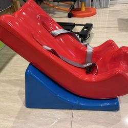 Tumble Forms Deluxe Floor Sitter, Medium - Red