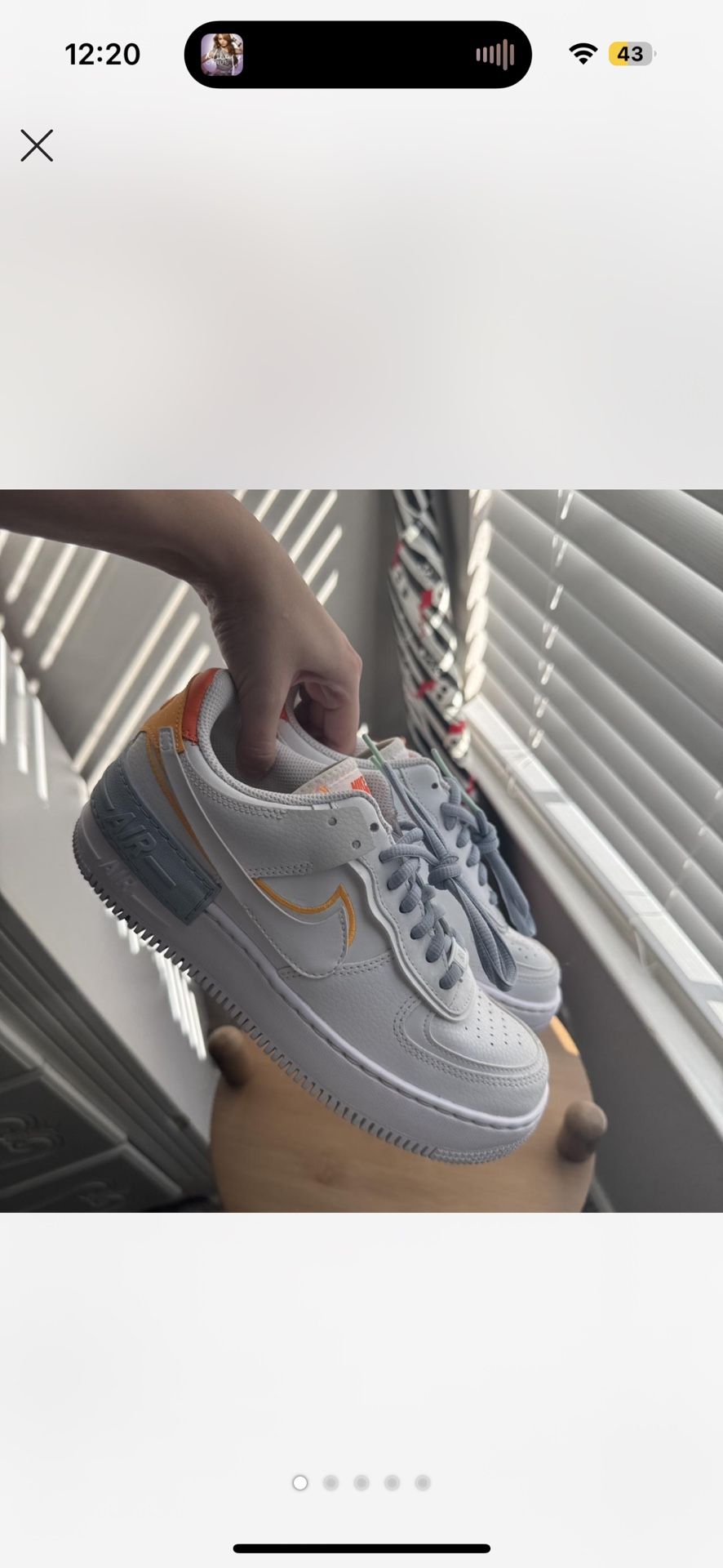 Size 7.5W Nike AF1 “Be Kind” .