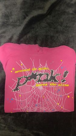 Pink spider hoodie