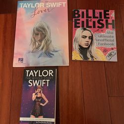 Taylor Swift and Billie Eilish Books 