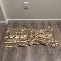 Sequin Gold Dress Size 8 New With Tags 