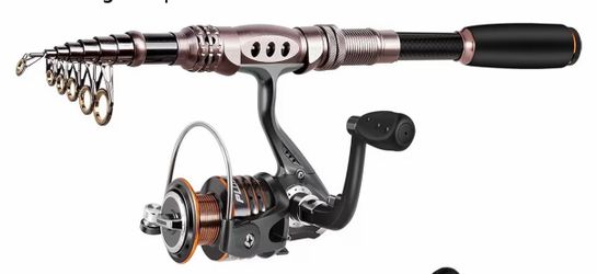 Telescopic Fishing  Pole with Reel