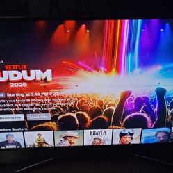 65" LED Samsung TV 