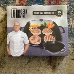 Cast iron 10in grill pan