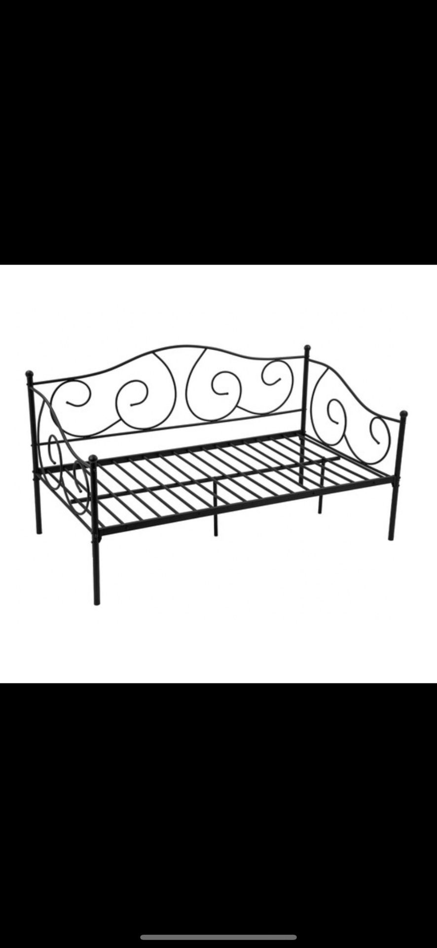 New metal twin bed frame