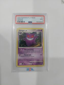 PSA 9 PLATINUM GENGAR ARCEUS