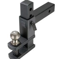 Reese 2 in. Receiver Tactical Adjustable Ball and Clevis Utility Mount, 7-14 in. Drop, 7,500 lb. Cap