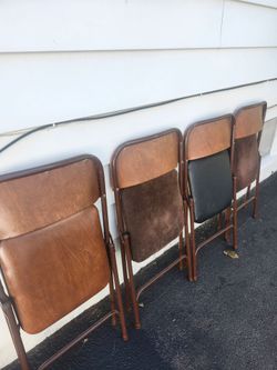 Padded folding Chairs