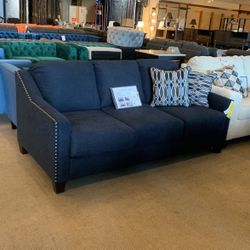 Blue Cereal Height Queen Sofa Sleeper January Special 20% Off 