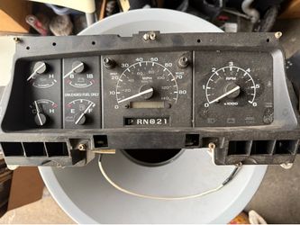 Original 1994-95 ford f-series & Bronco gasoline engine dash cluster with tachometer