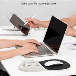Ergonomic Mouse Pad with Wrist Rest, Gel Wrist Rest Pain Relief Mousepad