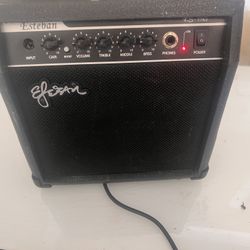 Esteban ES-15G 15 Watts Portable Guitar Practice Amplifier ES15 works head broke
