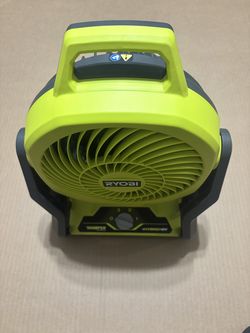 Ryobi ONE+ 18v Cordless Hybrid WHISPER SERIES  7-1/2 In Fan  ( TOOL - ONLY )