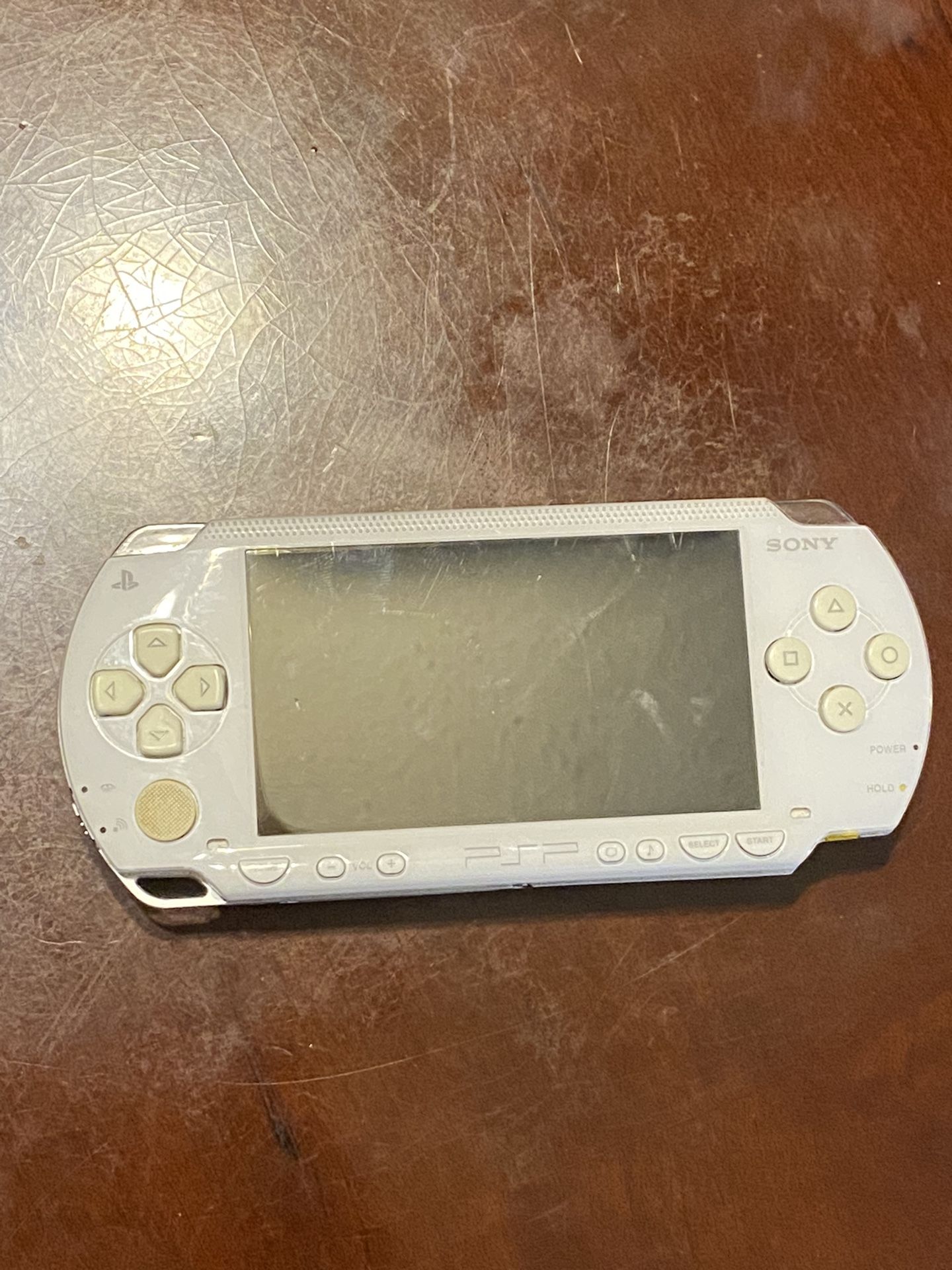 Used Psp 1000 White With 9 Classic Games