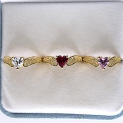 14k Gold Heart Rings 