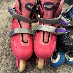 Girls In-line Roller blades (Size 12-2)