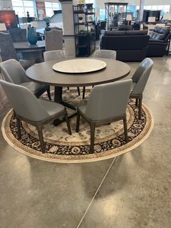 Eight piece dining room set