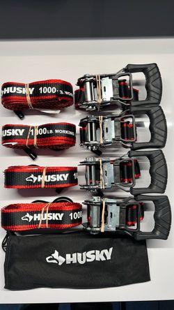 Husky Ratchet Straps - 4 pk