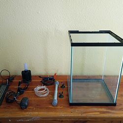 10 Gallon Fish Tank and Set Up