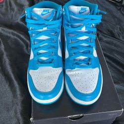 Nike Blue Dunks High Size 10.5