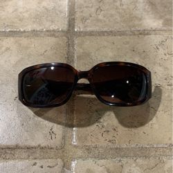 Authentic FOSSIL Brown Tortoise Wrap Sunglasses 