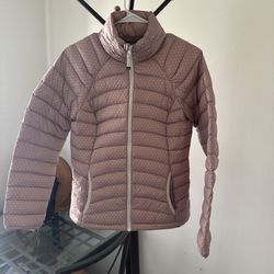 prAna Women's XS Lyra Winter Down Jacket Coat $159 Retail Water Resistant Pink