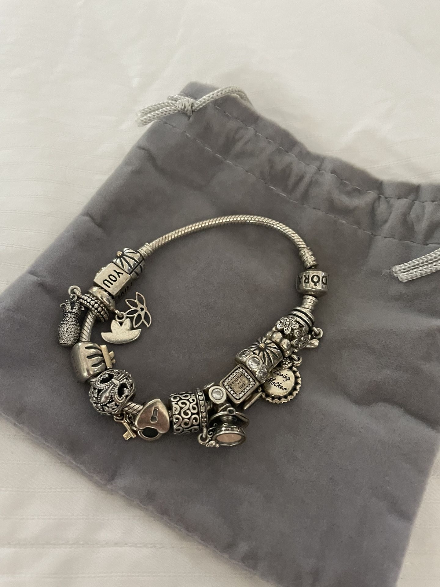 Pandora Bracelet With Charms