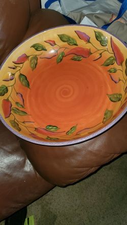 Large decorative bowls