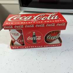 1996 Coca-Cola Mug and Decoupage