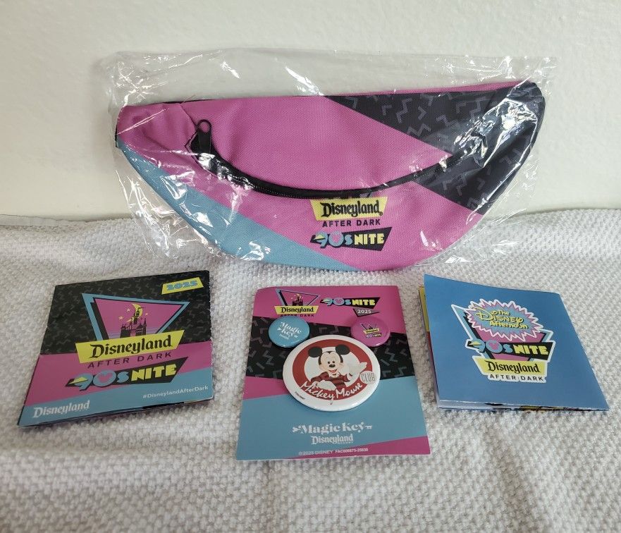 DISNEYLAND 90'S NITE AFTER DARK SPECIAL EVENT COLLECTIBLE ITEMS