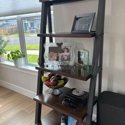 5 Rack wooden shelf