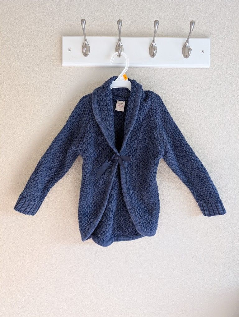 Old navy girl sweater cardigan 4T 100% Cotton