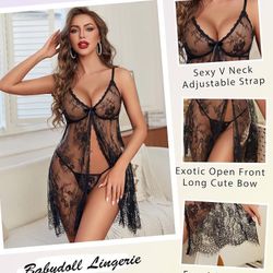 Avidlove Women Sexy Lingerie Babydoll Lace
