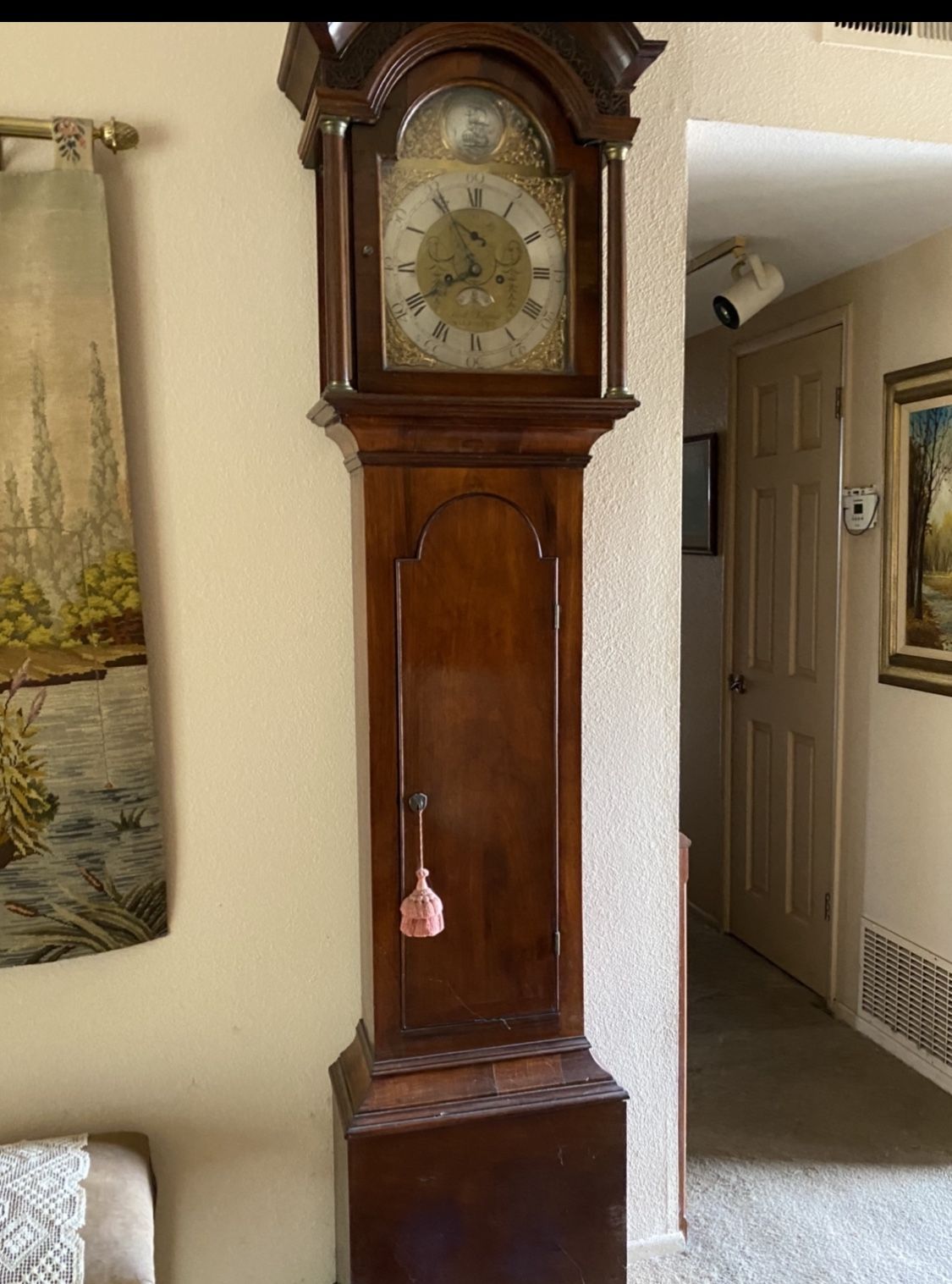 1790  Longcase Clock by Richard Pinnell Malmesbury England