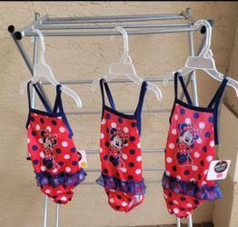 BRAND NEW...GIRL'S DISNEY MINNIE MOUSE BATHING SUIT...12 Months or 18 months...$7 EACH