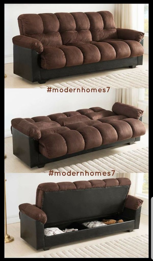 Super comfortable sofa bed sleeper couch futon with large ...
