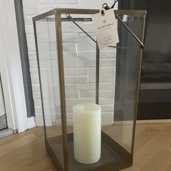 Gorgeous LARGE Lantern w/ Candle