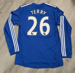 Adidas 2009/2010 Chelsea John Terry Home Jersey Men’s Size Medium Long Sleeve